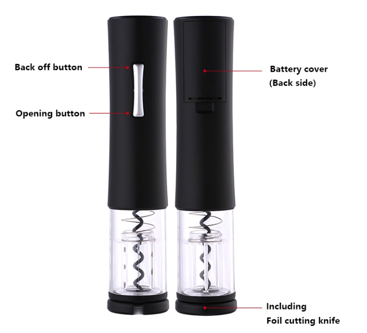 Electric Wine Opener Corkscrew Foil Cutter Set Automatic High-end Bottle Opener For Wine Kitchen Gadgets Can Opener - Image 7