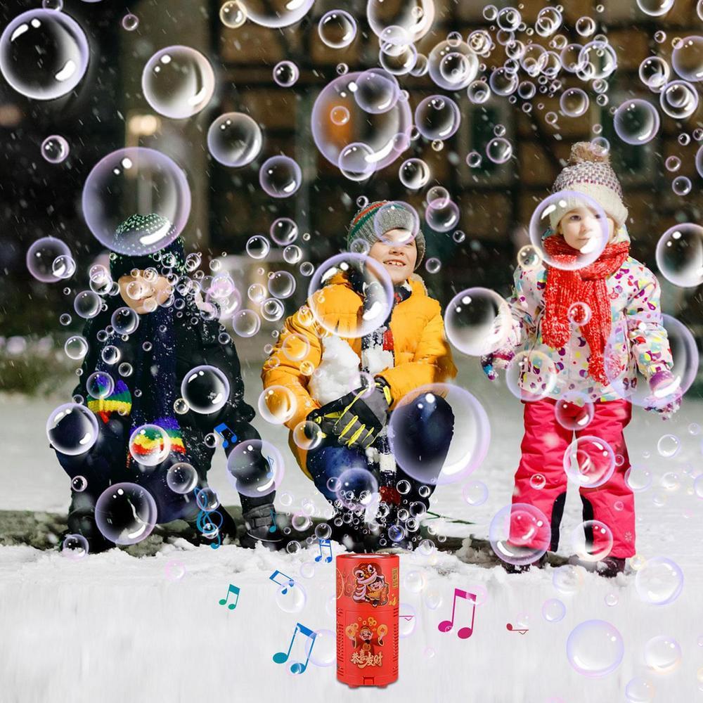 Automatic Fireworks Bubble Machine With Lights Sounds For Kids Outdoor Toys Pro Party Festival Celebrate Bubble Machines - Image 6