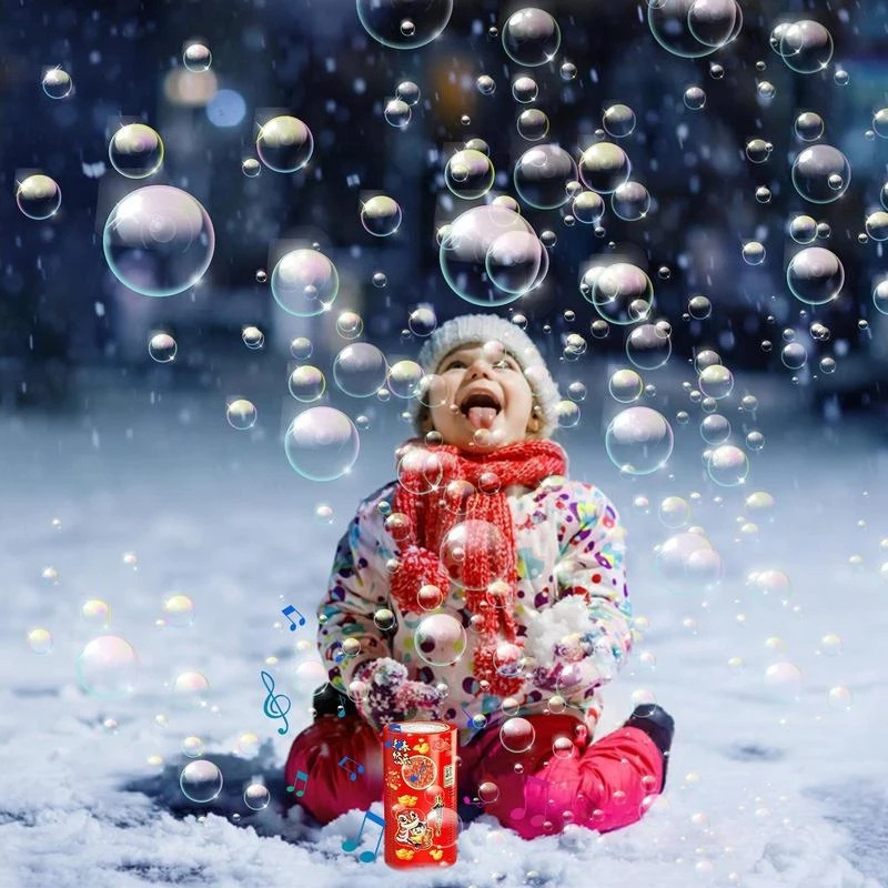 Automatic Fireworks Bubble Machine With Lights Sounds For Kids Outdoor Toys Pro Party Festival Celebrate Bubble Machines - Image 7