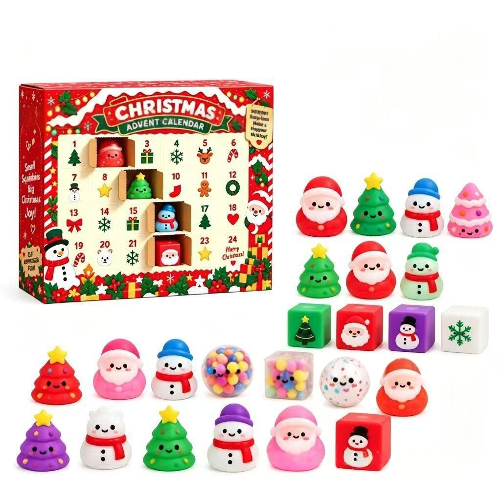 Christmas Squeeze Toy 24-Day Advent Calendar Blind Box - Image 8