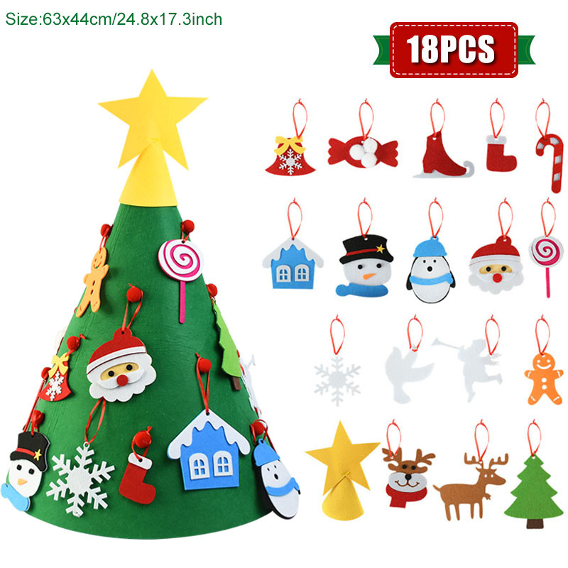 DIY Felt Christmas Tree Ornaments For Kids - Image 4